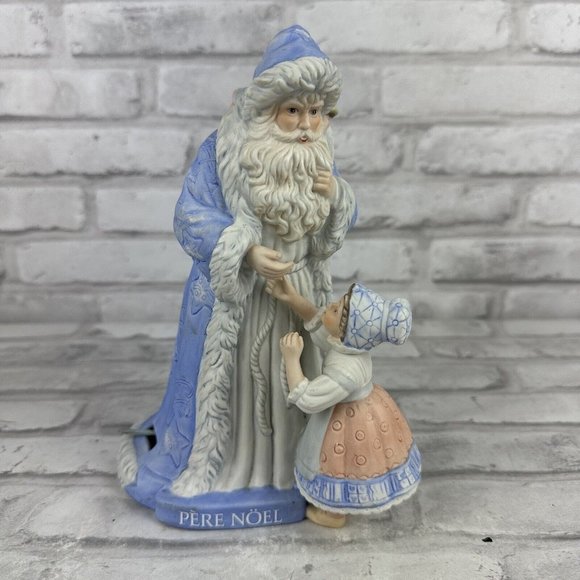 Enesco 8” The First Noel 1988 St Nicholas Santa Claus...
